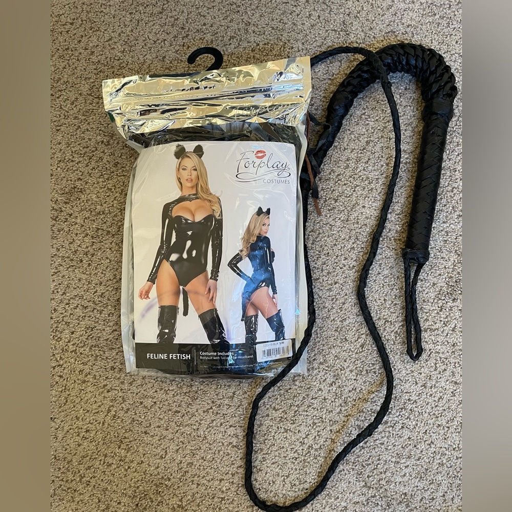 Feline fetish Halloween costume